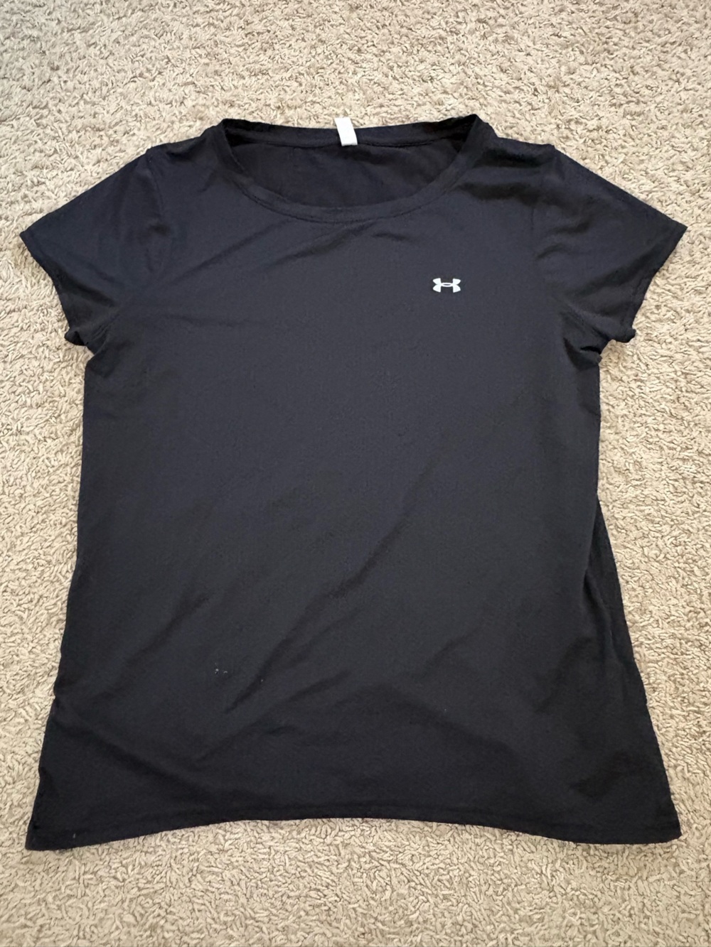 Under Armour Black Short Sleeve Crew Neck Tee